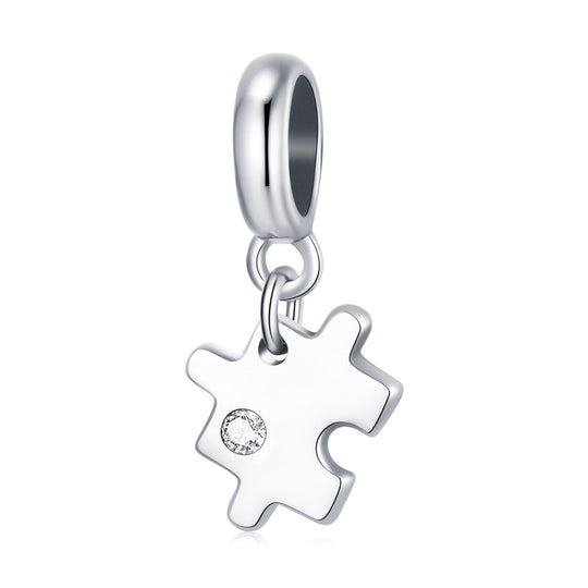 Charm Pieza de Rompecabezas - Plata 925